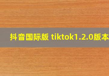 抖音国际版 tiktok1.2.0版本